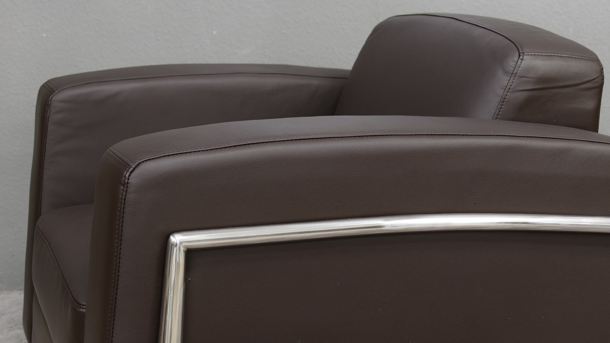 Leder Sessel  Designer Sessel Lounge Office Verona Leather
