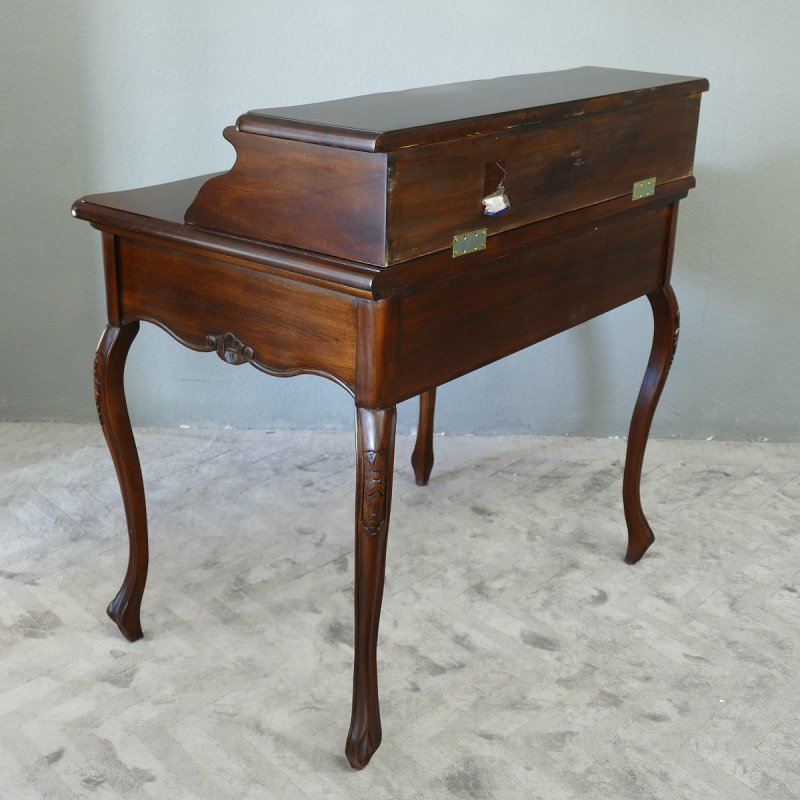 Englischer Lady s Sekretär Mahagoni Chippendale Konsole