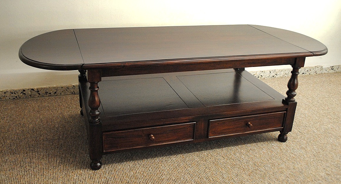 Mahagoni Tisch im Kolonial Stil Couchtisch 175 120 cm