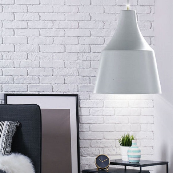 Hängeleuchte Lampe Leuchte Grace Farbe grau