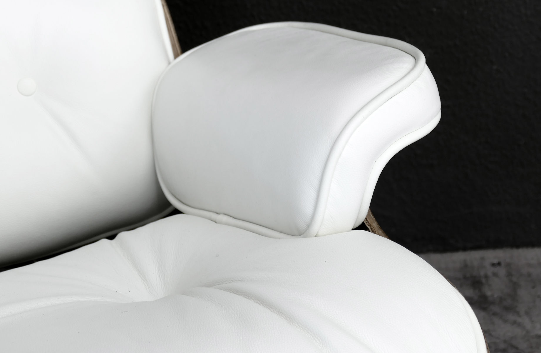 Relax Sessel mit Fußteil Ottoman Design Klassiker Leder 