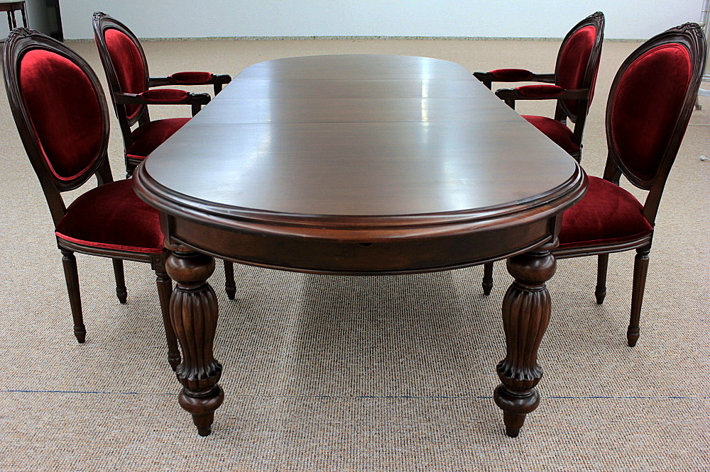 Tisch Esstisch Mahagoni Louis Stil 300 cm