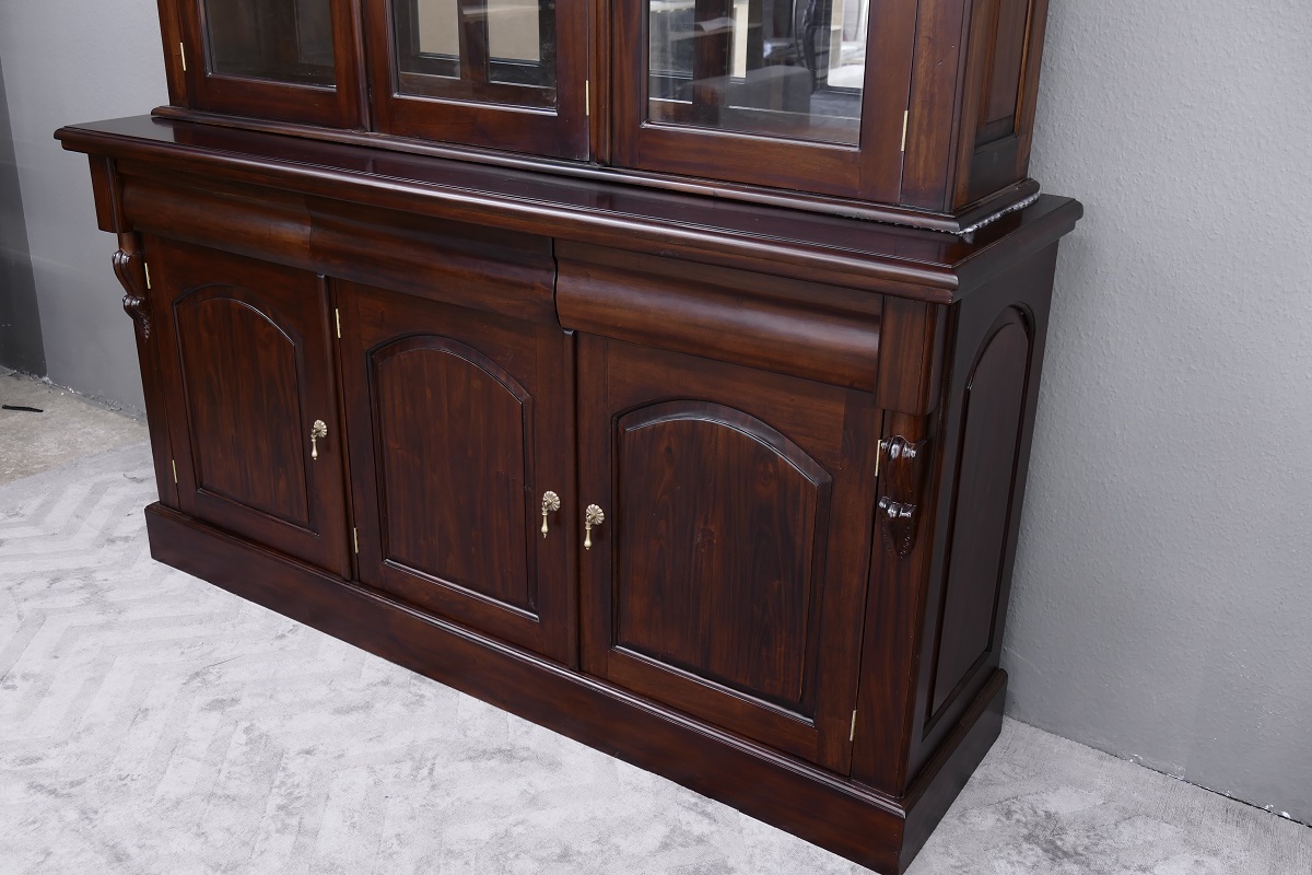 Buffet Schrank Mahagoni massiv Victorianischer Stil