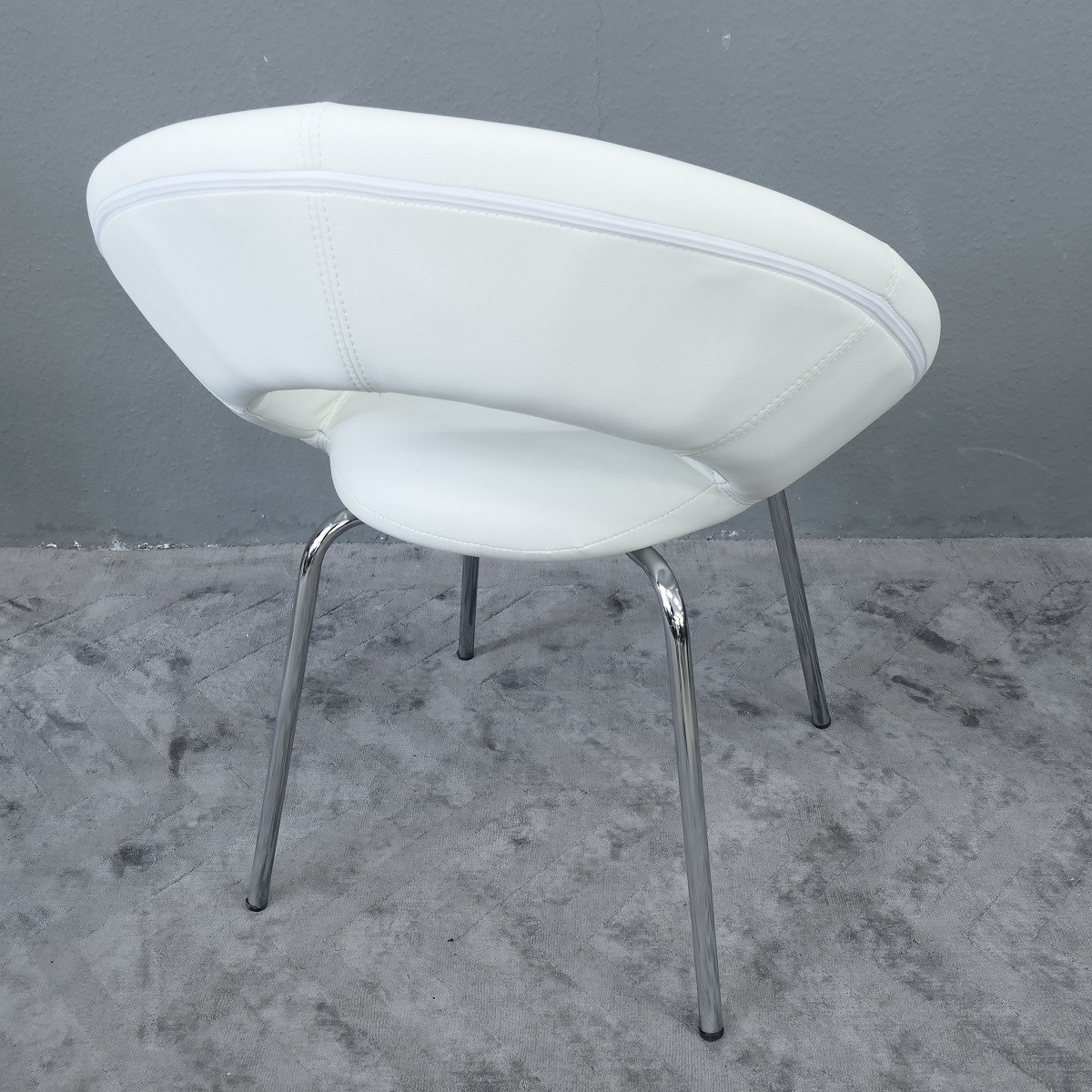 Designer Lounge Sessel Material PU white top stylish