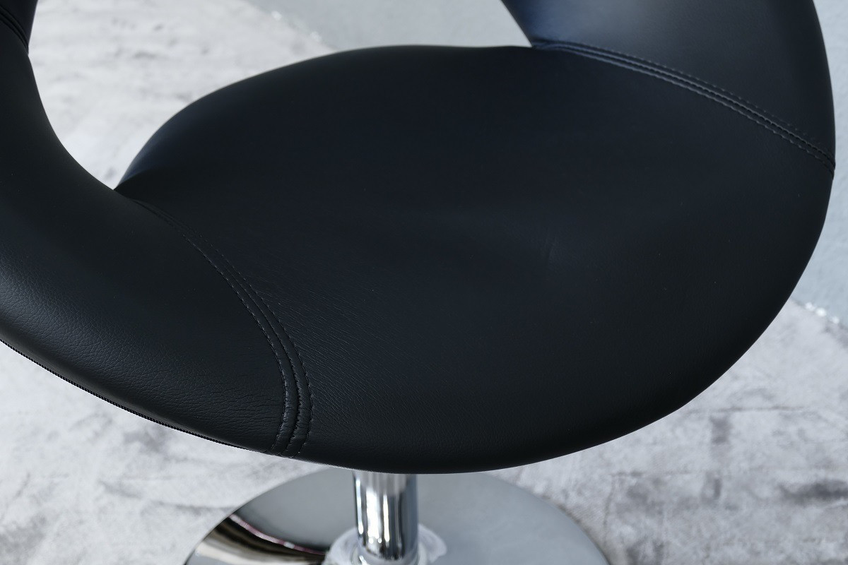 Designer Lounge Sessel Material PU black top stylish