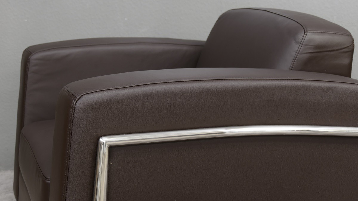 Leder Sessel  Designer Sessel Lounge Office Verona Leather