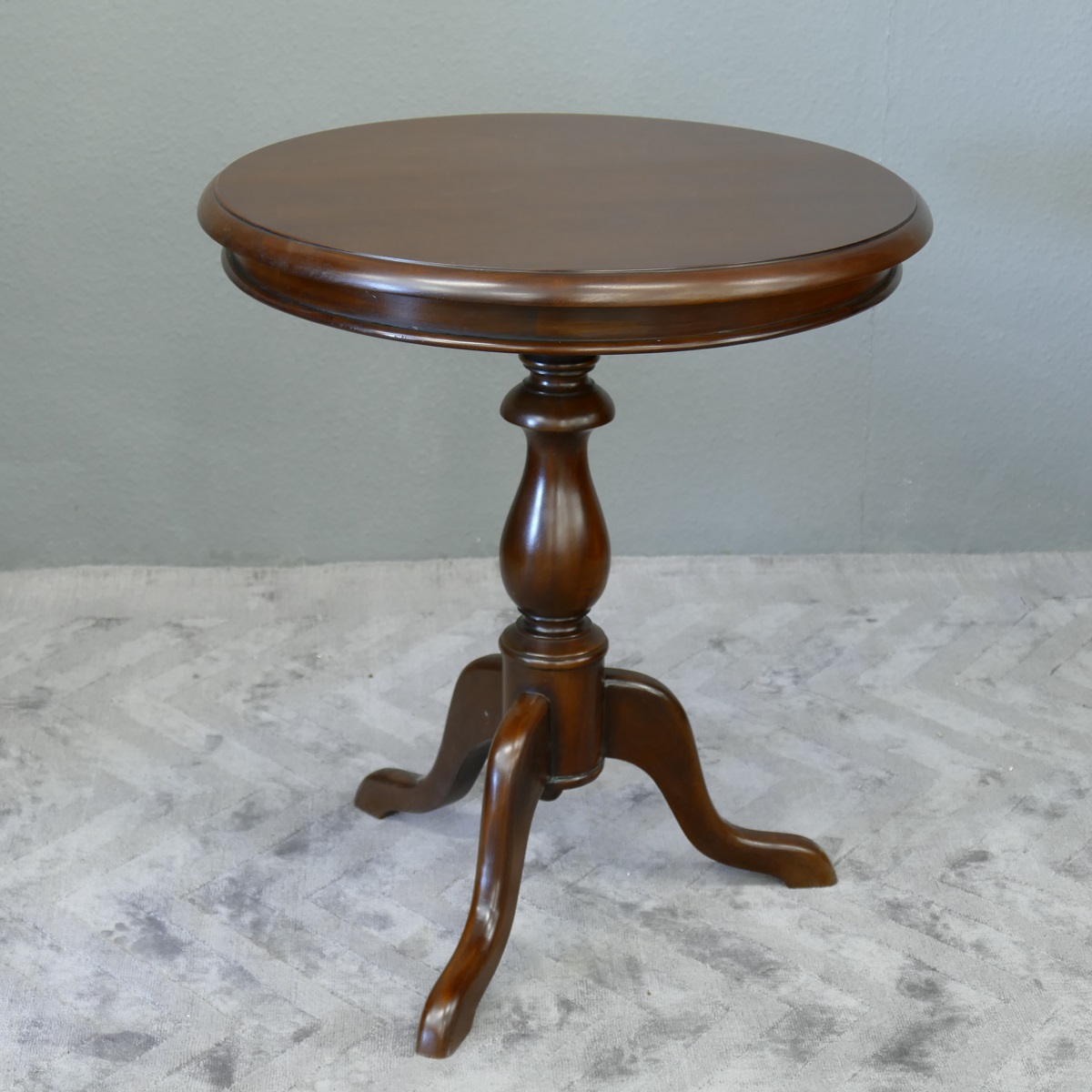 Tisch Teetisch Beistelltisch Wine Table Mahagoni dunkelbraun Walnuss