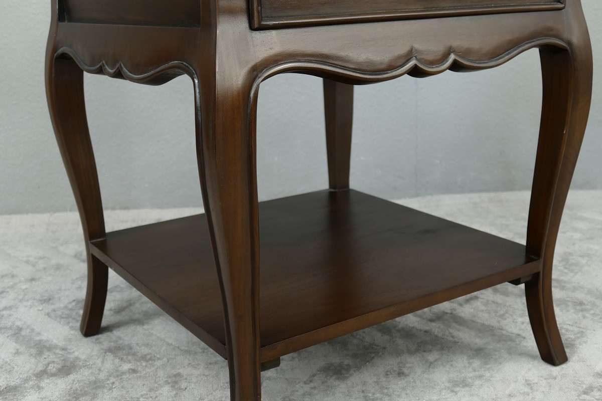 Beistelltisch Konsole massiv Mahagoni Farbe brown Walnuss LRT-114