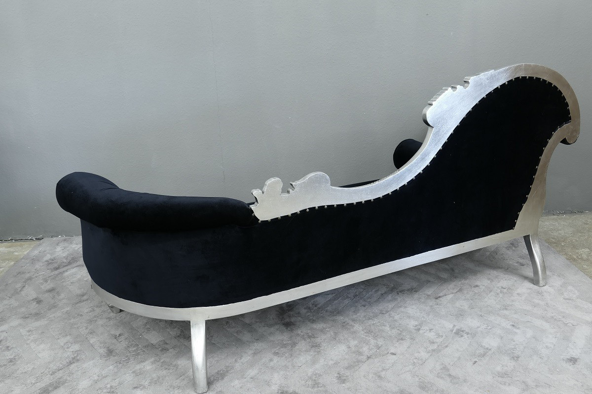Wunderschöne Recamiere Ottomane Couch Mahagoni