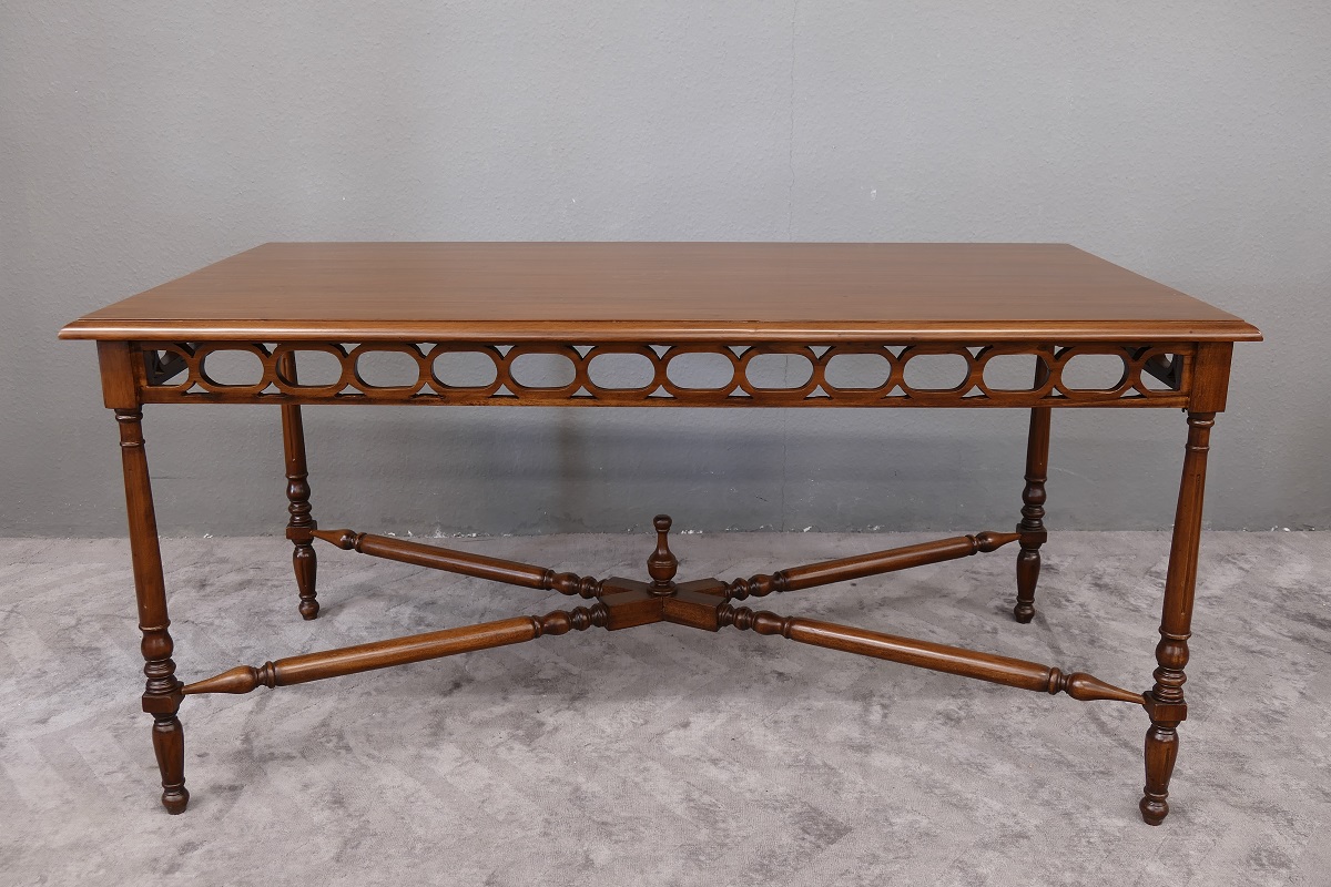 Exclusiver Couchtisch aus massivem Mahagoni NEU Farbe light brown Walnuss