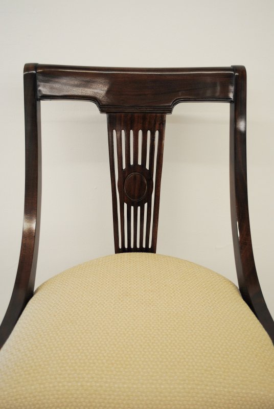 6 Stühle Stuhl Massivholz Mahagoni aus der Serie Vanessa Premium Qualität