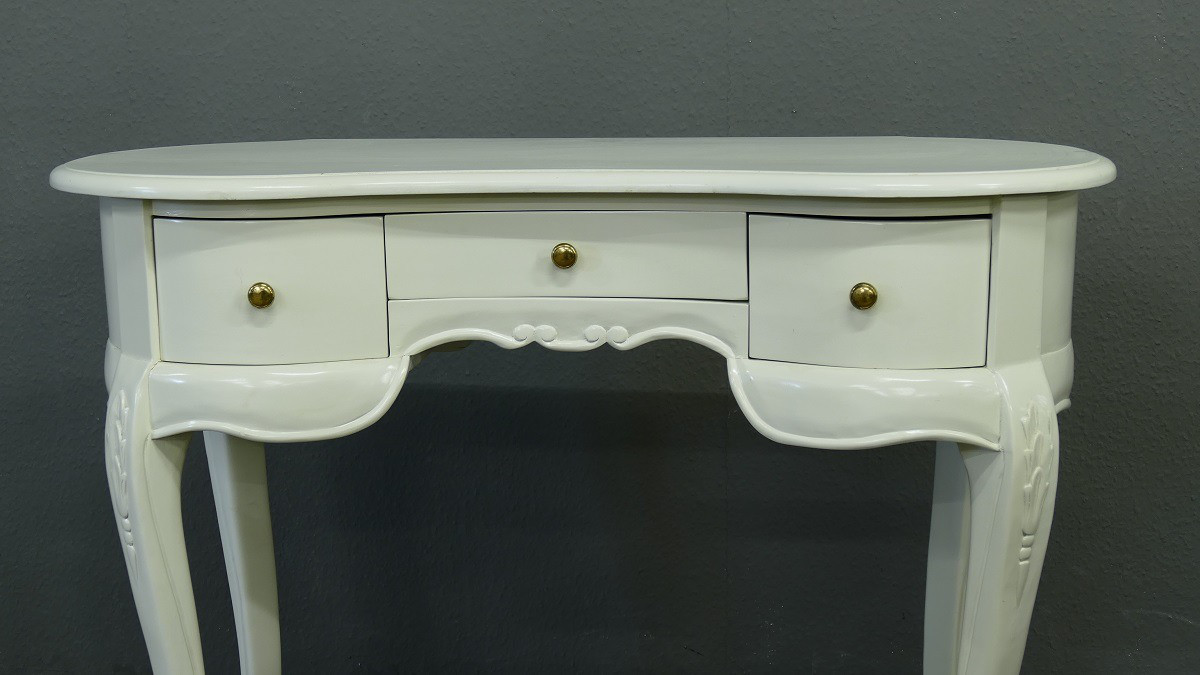 Englische Konsole Mahagoni Handarbeit excellent white