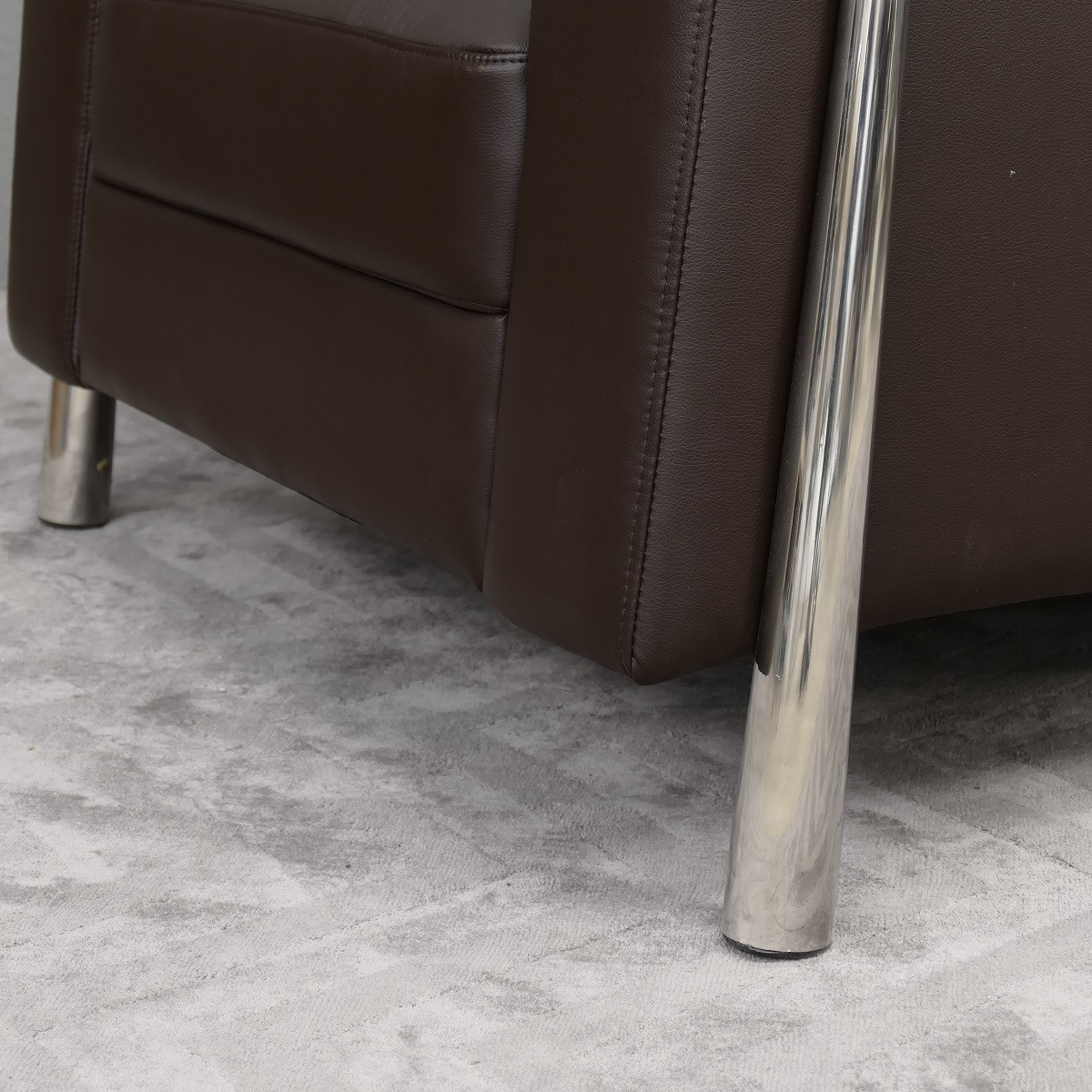 Leder Sessel  Designer Sessel Lounge Office Verona Leather