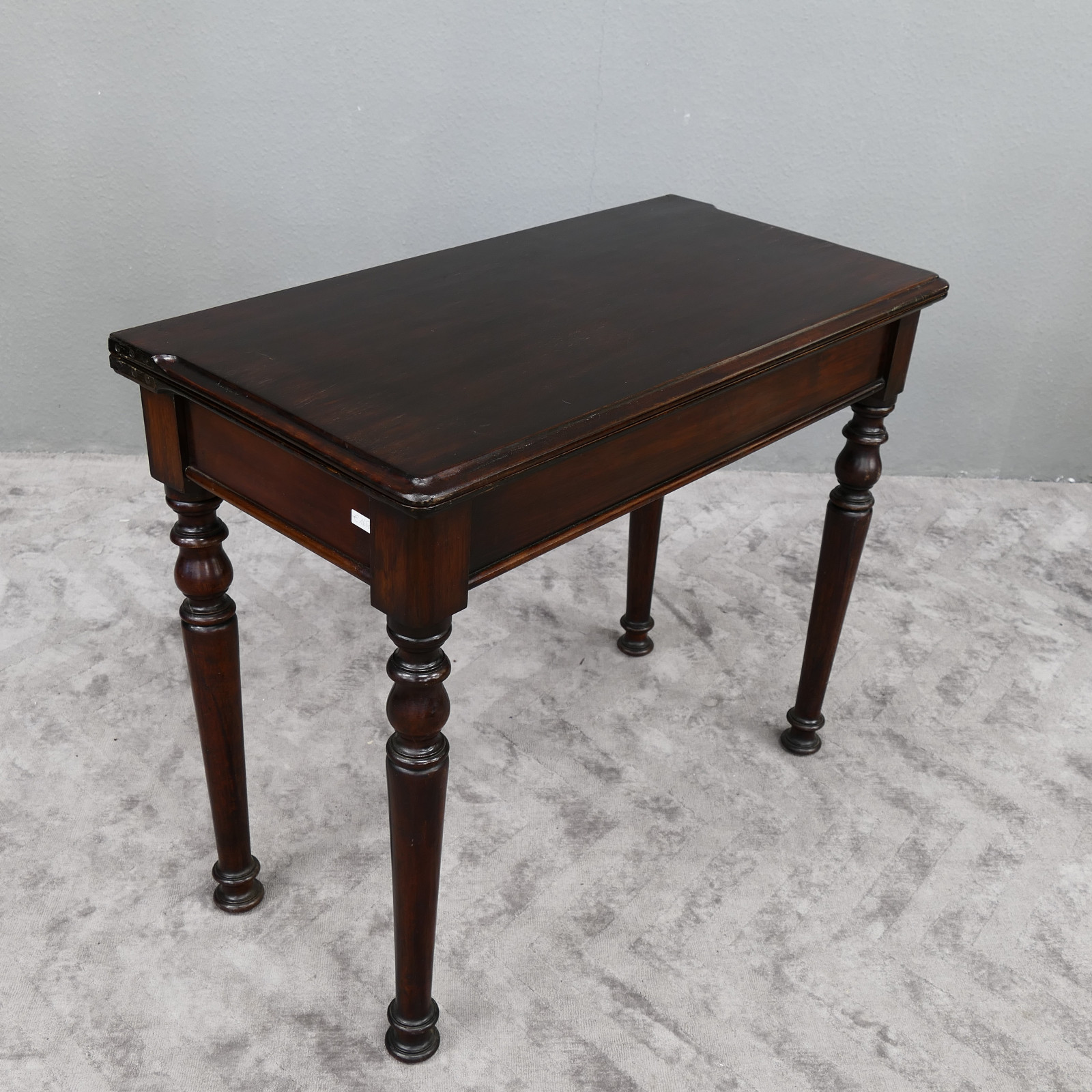 Englischer Spieltisch Ausziehbar Mahagoni Antik um 1890